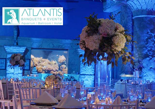 Atlantis Banquets and Events, Banner.