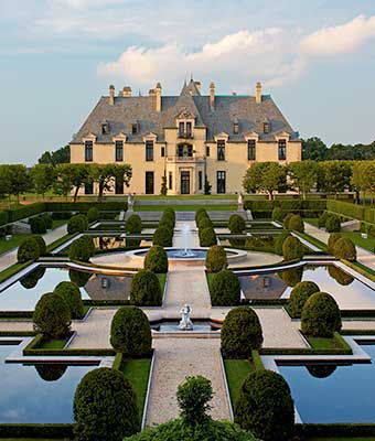 Oheka Castle Exterior View from back.